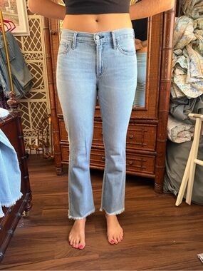 GAP Light Blue Jeans with Frayed Hem